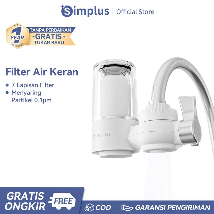 Gambar 【Tokopedia Exclusive】Simplus Water Purifier Pemurni Air Keran dengan 7 Lapis Penyaringan Filter Keramik yang Dapat Dicuci JSQH005 - Set Purifier dari Simplus undefined Tokopedia