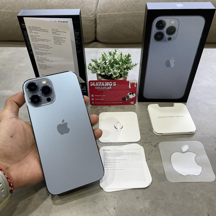 Gambar Iphone 13 promax 128gb ibox / Second Garansi Resmi Like New - Sierra blue, 128 gb dari Mayang’s Cellular undefined Tokopedia