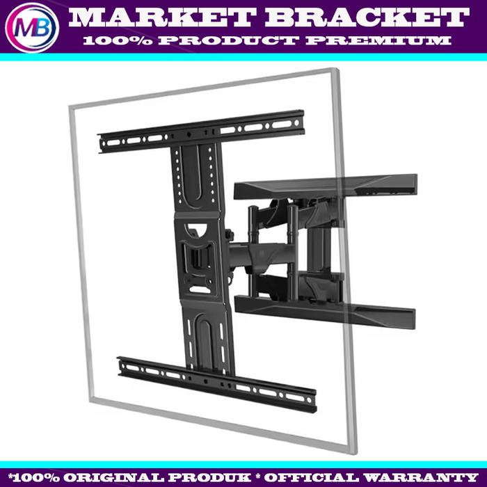 Gambar North Bayou NB P65 Bracket TV Swivel 55 60 65 70 75 80 85 Inch - NB P6 40-80" dari MARKET BRACKET undefined Tokopedia