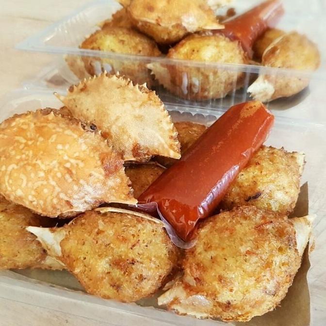 Gambar Kepiting/ketam isi khas belitung/lohaikhok size M + sambal gurih - FROZEN dari jimzjumzstore undefined Tokopedia