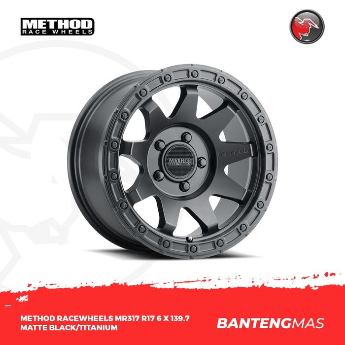 [Method メソッド 正規代理店]17インチアルミホイール 1本 MR315 17×8.5J 8H165.1 +25 CB130.81 汎用/MR31578580325 Method Race Wheels (メソッドレース) 正規代理店17インチアルミ