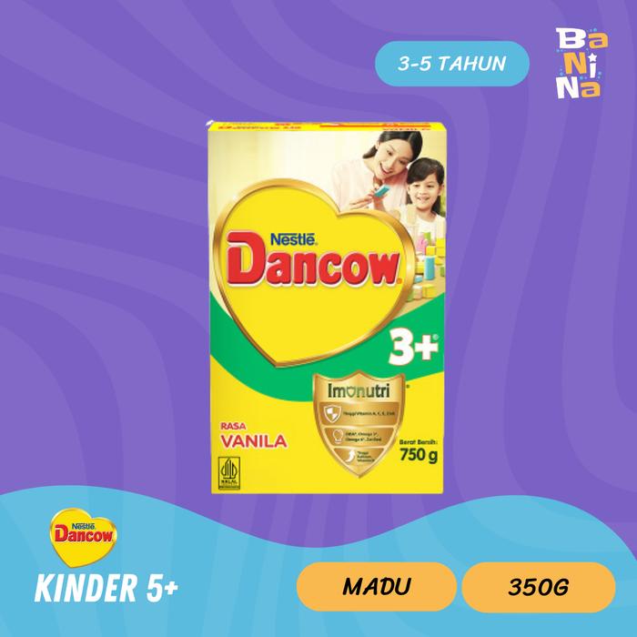 Gambar Dancow 5+ Rasa Madu 350g, 750g, 1kg Susu Formula Bayi 5-12 Tahun - 350g dari Banina Mom &amp; Kids Garut undefined Tokopedia