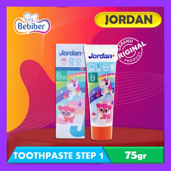Gambar Jordan Oral Care Kids Toothpaste Step 1 & Step 2 - Pasta Gigi Anak - Odol Anak - Bebiber - Odol Step1 Leci dari tokobebiber undefined Tokopedia