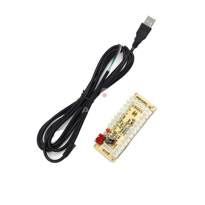 Gambar Zero Delay DIY Arcade Controller 5V LED USB Encoder PCB for PC With Set Cable - Board + USB dari Arcade Bliss undefined Tokopedia