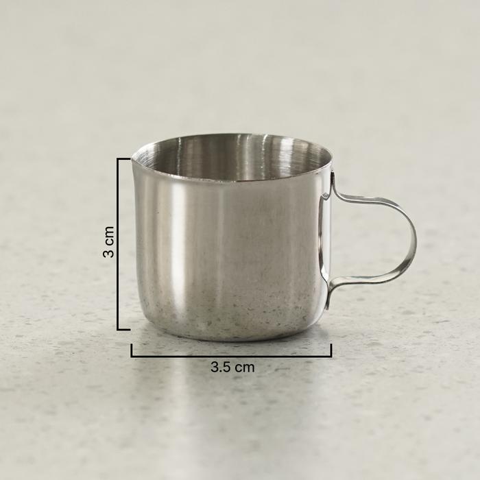 Gambar Milk Jug Gelas Steam Susu Pitcher Kopi Espresso Latte Art Stainless Steel - Silver - 1 oz dari Tosco Official undefined Tokopedia