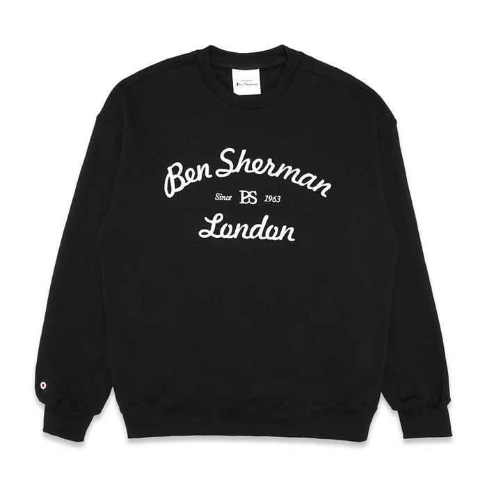 Gambar Ben Sherman Casual Embroidered Logo Sweatshirt - Black, S dari DARIO.ID undefined Tokopedia