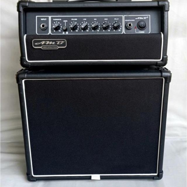 Gambar AMPLI HEAD CABINET 7 INC AMB UNTUK GITAR & BASS 3 INPUT SUDAH DISTORSI DELAY BERGARANSI - Hitam, Ampli saja dari Tyzalex undefined Tokopedia