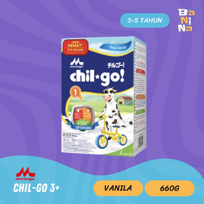 Gambar Morinaga Chil Go 3+ Rasa Vanila 660g, 950g Susu Formula Bayi 3-7 Tahun - 660g dari Banina Mom &amp; Kids Garut undefined Tokopedia