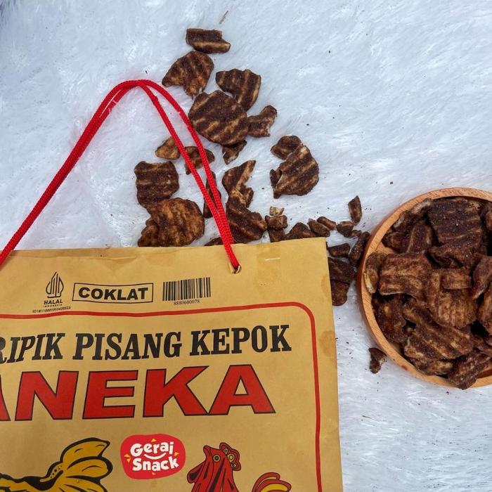 Gambar Keripik Pisang Kepok Aneka 225 g Oleh2 Khas Lampung Best Seller - Aneka Cokelat dari Imelda Official_NEW undefined Tokopedia