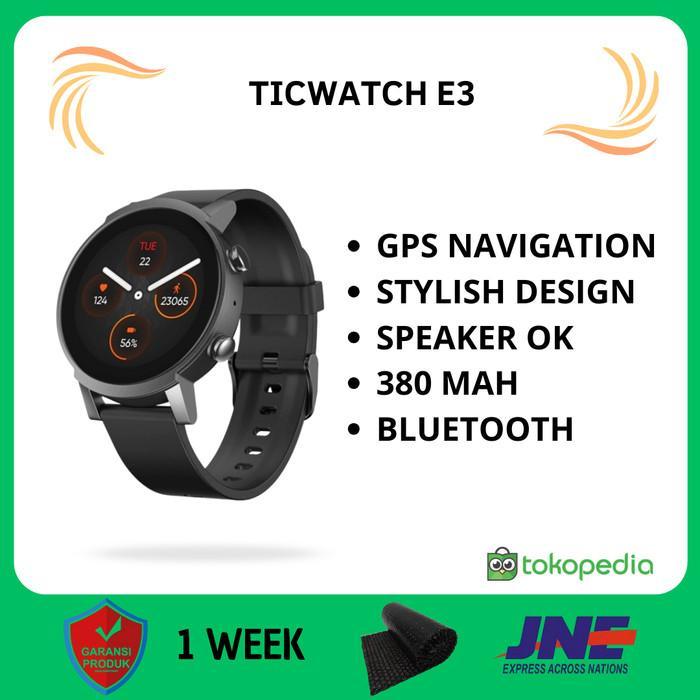 Ticwatch E3 Wear Os Smarwatch Terbaru 100 Original