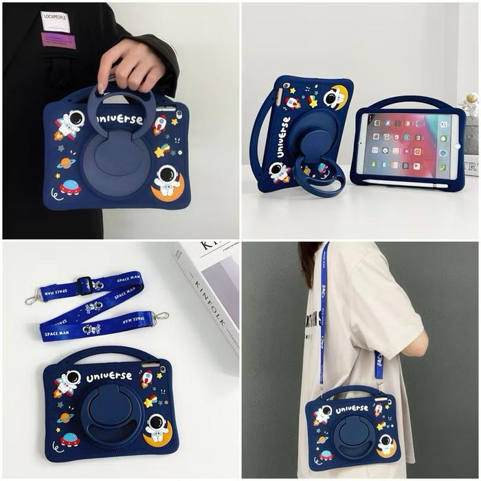 Gambar Casing Karakter untuk Samsung Galaxy Tab A11 Plus 11 inch / A9 Plus 11 inch / A9+ 5G X210 / X215 / A11+ Softcase Motif Karakter Anak Include Tali Bonus Tali Slempang - Universe Handle, A9 Plus / A9+ 11 inch dari ihgemoi undefined Tokopedia