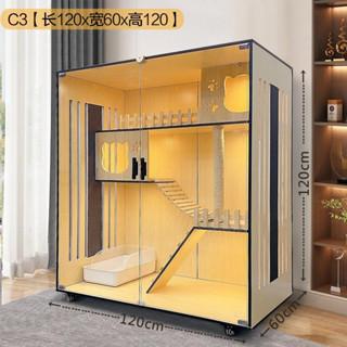 Gambar L&Q Rumah kucing mewah Kandang kucing Rumah kucing kayu tahan gores Vila Kucing Kandang kucing yang elegan Rumah kucing terpisah bertingkat Rumah kucing besar dengan banyak kucing Rumah pemisahan kucing - C3 dari Life&amp;Quality undefined Tokopedia