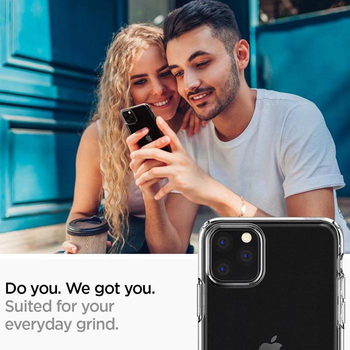 Gambar Spigen Case iPhone 11 Pro Max / 11 Pro / 11 / XS Max / XS X XR Liquid Crystal Clear Softcase Casing - iPhone 11, Crystal Clear dari ZIDANZ ACC undefined Tokopedia