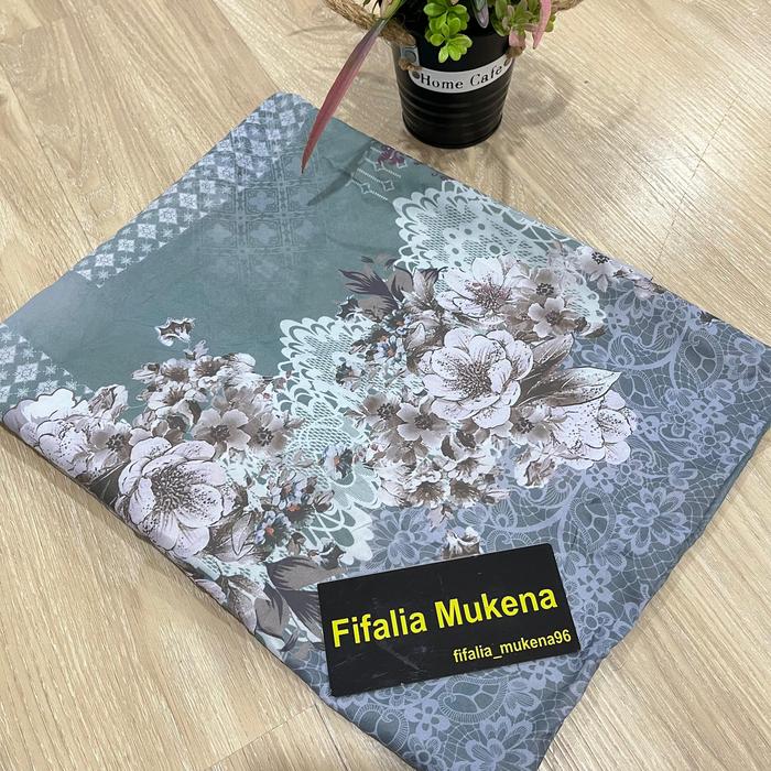 Gambar Mukena Travel Mini Pouch Parasut Korea Premium Bianca 2in1 - SONGKET TOSCA, BIANCA 2IN1 dari Fifalia Mukena undefined Tokopedia