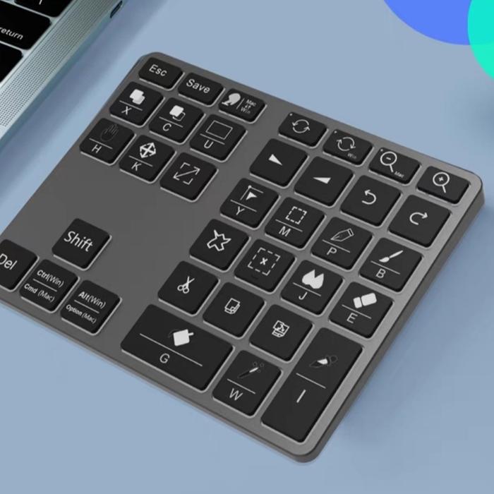 Gambar CSP - Clip Studio Paint Compatible Macro Keyboard / Keypad / Cardpad Shortcut - Tabmate Alternative - Hitam dari TOA Graphic Books undefined Tokopedia