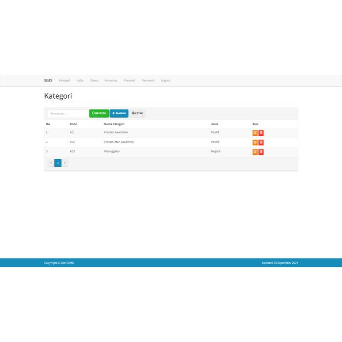 Gambar Source Code Sistem Informasi Monitoring Siswa PHP dari Rumah Source Code undefined Tokopedia
