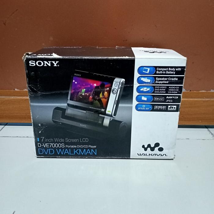 SONY DVDウォークマン ポータブルDVDプレイヤー ブラック D-VE7000S