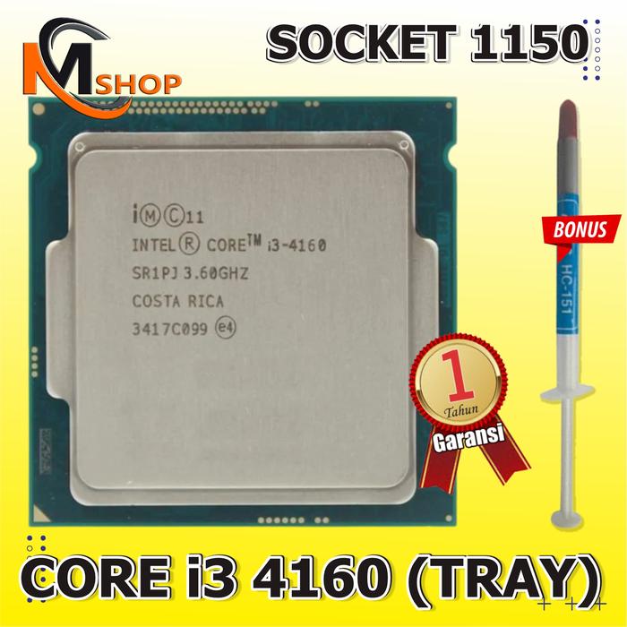 Gambar Processor Intel Core 1150 i3 4130 4150 4160 4170 i5 4570 4590 i7 4790 - I3 4160 dari MC Shop Komputer Purwokerto undefined Tokopedia