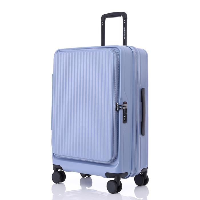 Gambar Koper Hardcase ABS PC Navy Club Travora - 4 Roda Putar TSA Lock - Size 20+28 Inch - Biru dari Navy Club undefined Tokopedia