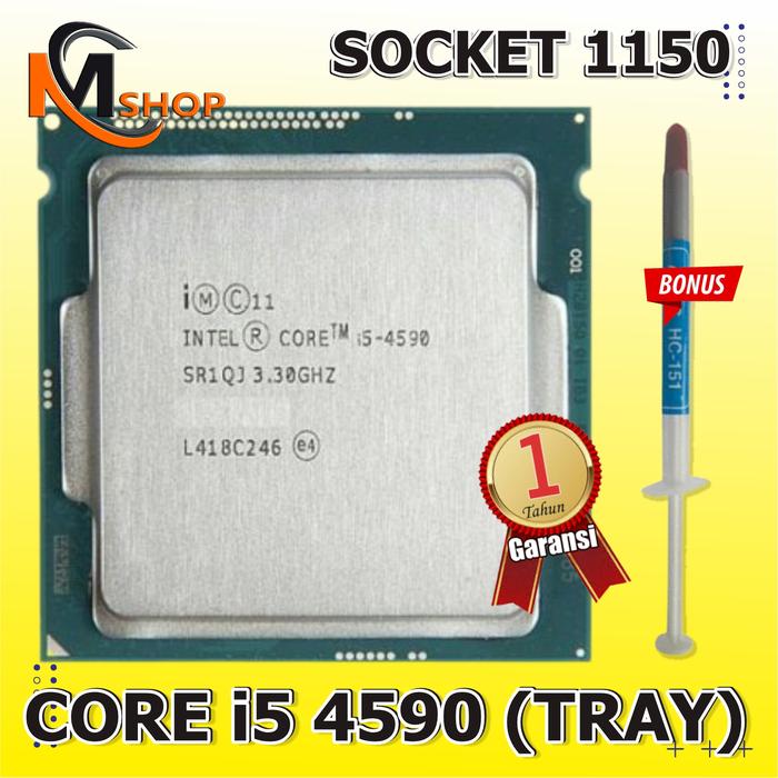 Gambar Processor Intel Core i5 4590 3.30GHz Soket 1150 - i5 4590 dari MC Shop Komputer Purwokerto undefined Tokopedia