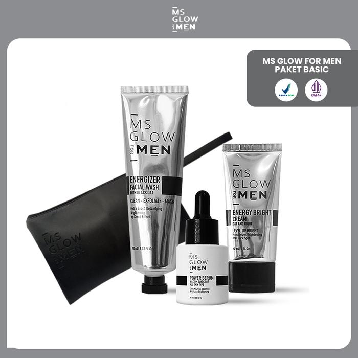 Gambar MS Glow for Men - Paket Pencerah Glowing Skincare Pria Brightening - Basic(3item) dari Citra Loka Indonesia Kota Bandung Tokopedia