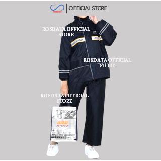 Gambar Jas Hujan AXIO Original Bahan Lebih Tebal Anti Bocor Jas Ujan Axio - Hitam, M dari Axio Shop undefined Tokopedia