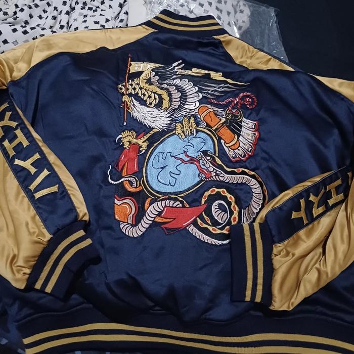 Gambar Jaket Sukajan Lokal Merk Highest Jumbo Size XXL dari koleksidio undefined Tokopedia
