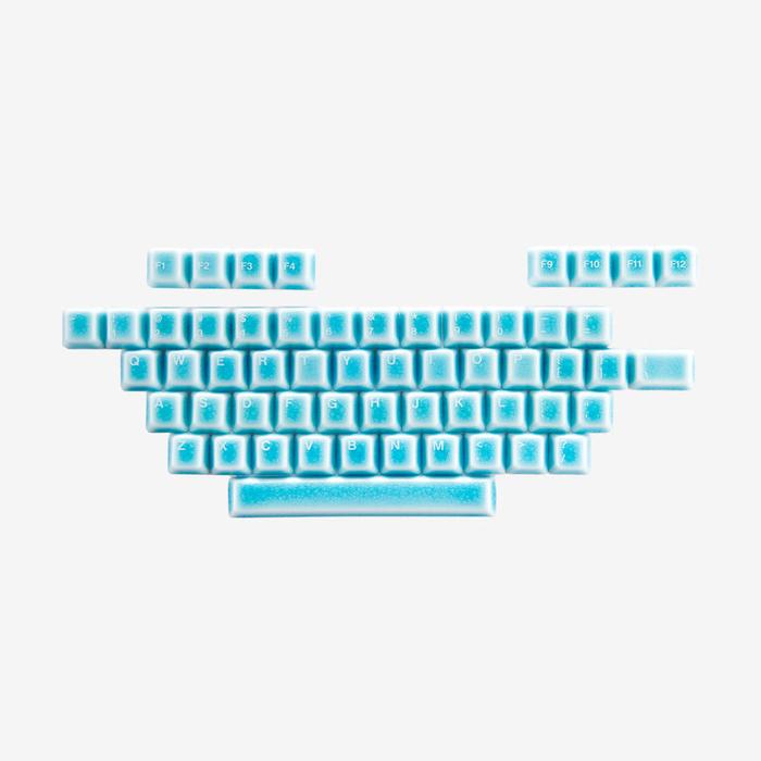 Gambar Cerakey Alpha Set Alumina Ceramic Cherry Profile Keycaps for Mechanical Keyboard Cerakeys - L-BlueCrazed dari Giecaps undefined Tokopedia