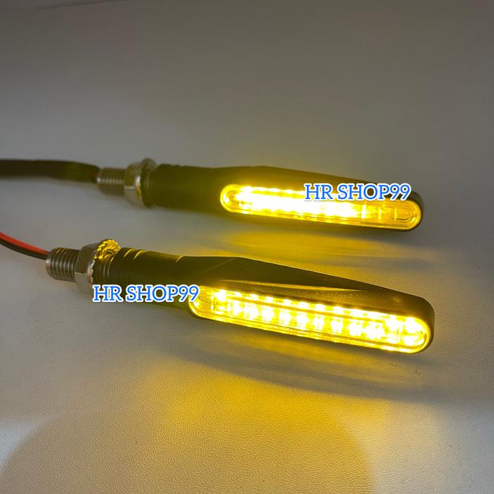 Gambar Lampu Sein Led Sen Reting Motor Sport Sein Flowing Berjalan Universal - Kuning 1 warna, 027 dari HR SHOP99_NEW undefined Tokopedia
