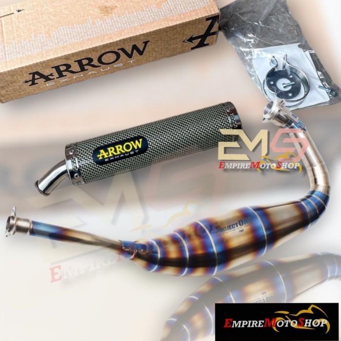 Jual Knalpot Arrow Ninja RR 150 NinjaRR 150RR Fullsystem Titanium ...