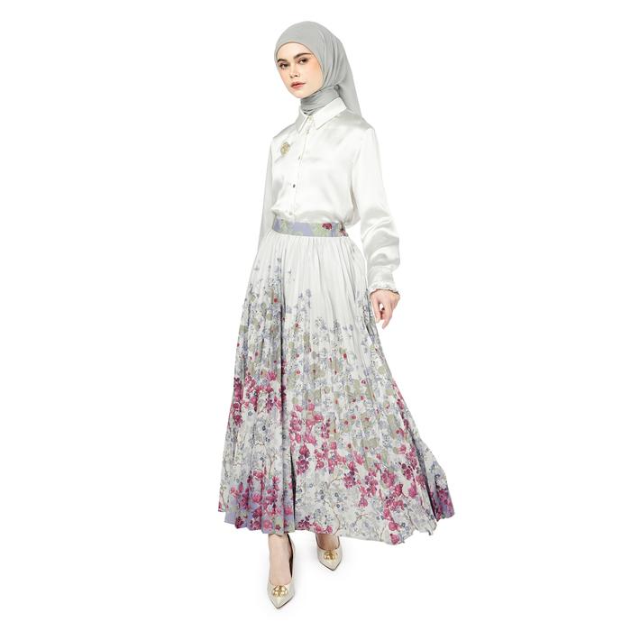 Gambar Nada Puspita - Bonjour Pleated Skirt - Ivory, S dari Nada Puspita undefined Tokopedia
