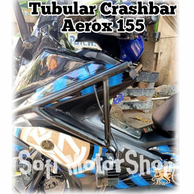 Gambar Tubular Crashbar Aerox 155 Full Adventure Stok Terbatas Best Seller dari Wilderness Digital Gear undefined Tokopedia