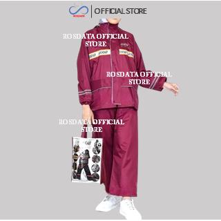 Gambar Jas Hujan AXIO Original Bahan Lebih Tebal Anti Bocor Jas Ujan Axio - Merah Maroon, XL dari Axio Shop undefined Tokopedia