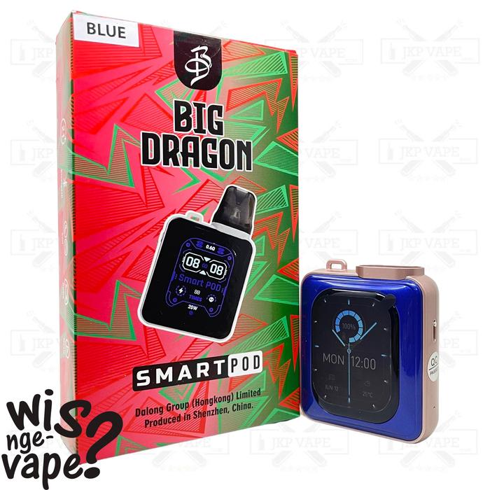 Gambar Big Dragon Smartpod 20W 1000mAh - Smart Pod Kit Authentic - Blue dari JKP Vape Store undefined Tokopedia