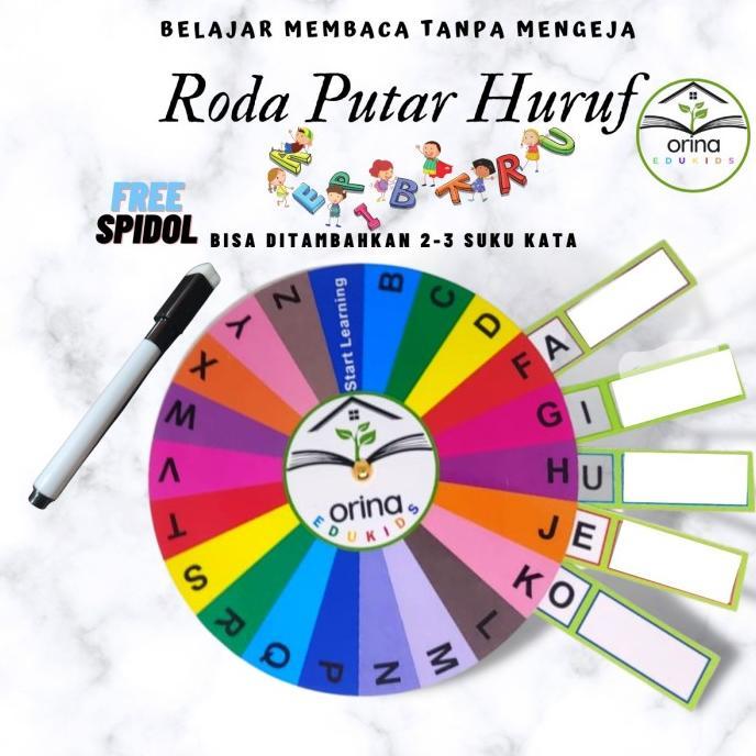 Gambar BEST SELLER Roda Pintar Baca Huruf Kata Mainan Edukasi Anak Paud TK SD Pum - Angka dari Leni tore undefined Tokopedia