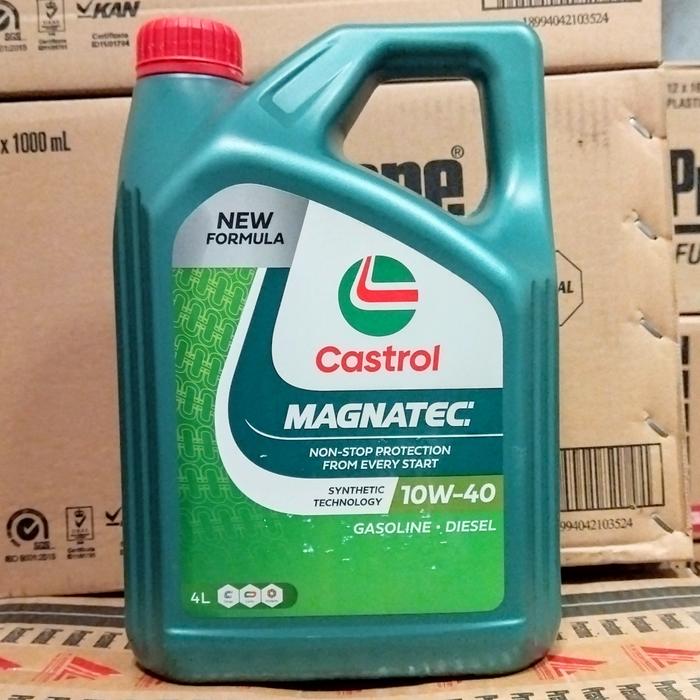 Gambar OLI MESIN MOBIL BENSIN CASTROL MAGNATEC 10W-40 4 LITER dari SARANA MULIA TENTREM undefined Tokopedia