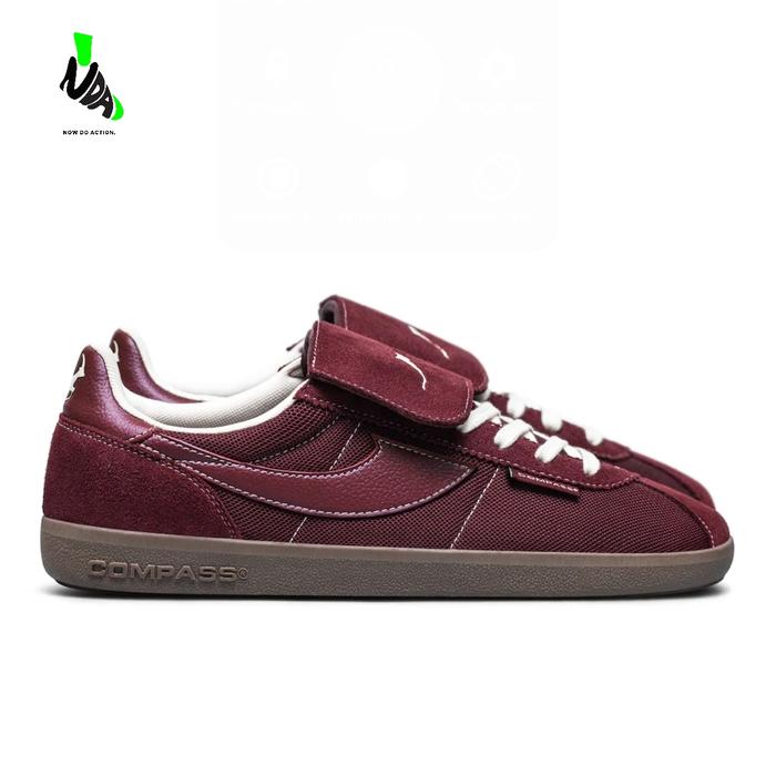 Gambar Sepatu Compass Tribune Black gum, Red gum & White blue Original - Away maroon, 35 dari Nowdoaction undefined Tokopedia