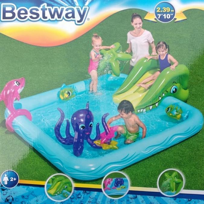 Gambar Kolam Renang Anak Fantastic Aquarium Play Pool Bestway dari ADOLVO STORE undefined Tokopedia