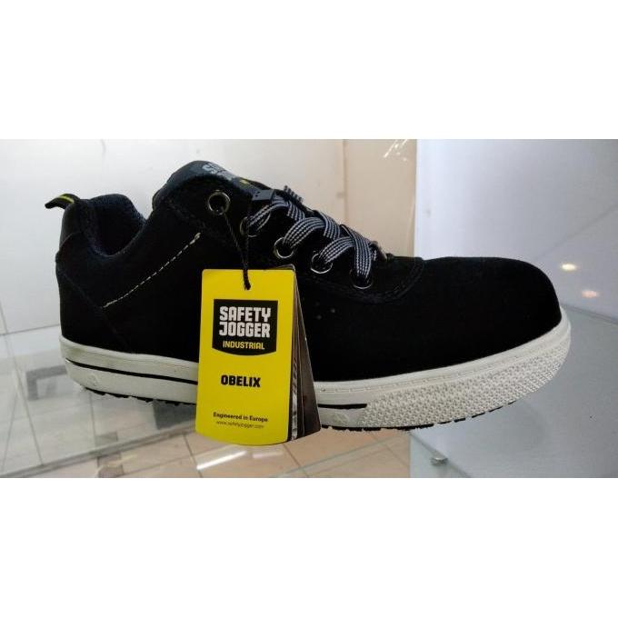 Gambar Sepatu Safety Jogger Obelix (Black) S3 Original Meowxaxi - Hitam, 39 dari toko ramaa store undefined Tokopedia