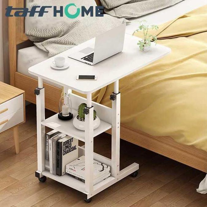 Gambar Dac Meja Rak Laptop Adjustable Desk With 2 Rack - Nd03 - Pb6 - Putih dari Benedict00 undefined Tokopedia