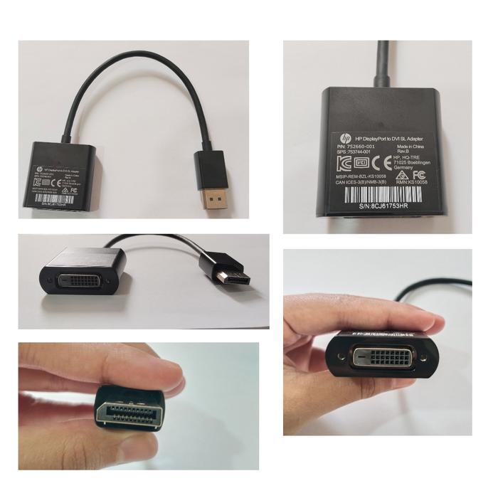 Gambar Converter/ penghubung  Mini HP Display Port Adapter DVI to HDMI Kabel dari MGnotebook undefined Tokopedia