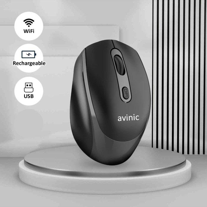 Gambar Mouse AVINIC Wireless / RF 2.4GHz + Bluetooth - Black, Wireless RF dari SOFTCOM Official Store undefined Tokopedia