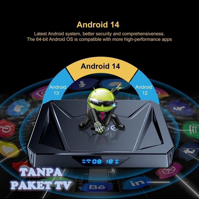 Gambar Android TV Box STB Android Unlock Full Channel TV Iflix X96Q PRO MAX Voice Remote Ram 4GB Rom 64GB 4/64 8K Allwinner H728 Octa Core Wifi 6 Bluetooth - PAKET 0, X96Q PRO+ 4/32 dari MAXIMUS PROJECT undefined Tokopedia