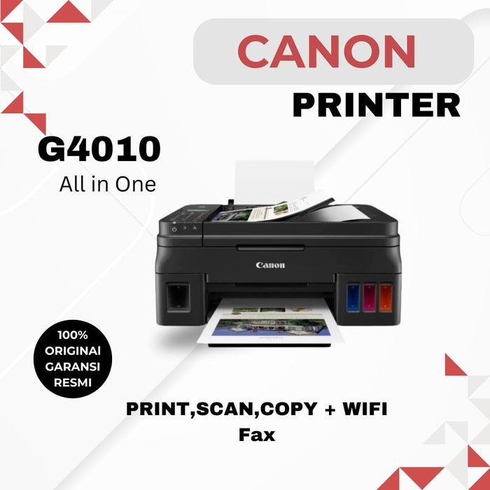 Gambar CANON PRINTER G4010 PRINT - SCAN - COPY - FAX - WIFI BERGARANSI RESMI dari VENUS SHOP JAKARTA undefined Tokopedia
