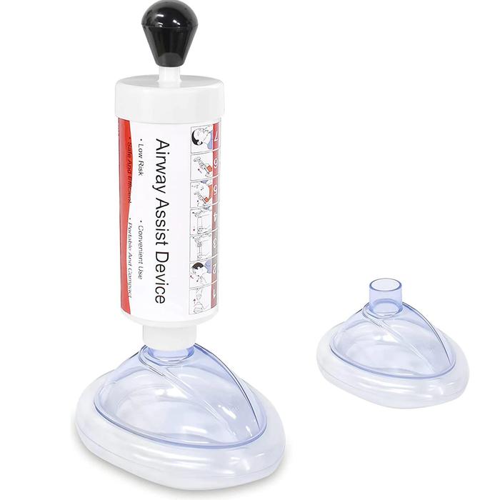 Gambar Home Simple Asphyxia Respiratory Rescue Device Choking Device Anti-Choking Adults Children Airway Suction Rescue First Aid Kits - army green dari Rini Agustin undefined Tokopedia