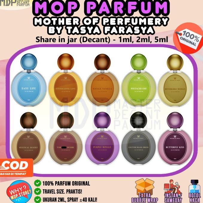 Gambar Decant MOP Mother of Perfumery Pearl by Tasya Farasya Parfum Original - BLACK COUTURE, 5 ML dari TOKO MELINDA STORE undefined Tokopedia