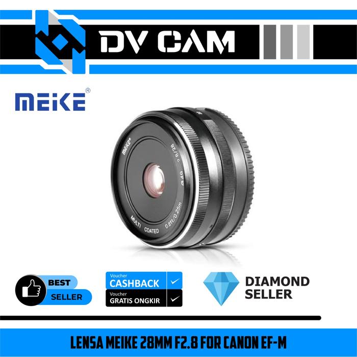 Jual Lensa Meike 28MM For Canon EF-M Kota Administrasi