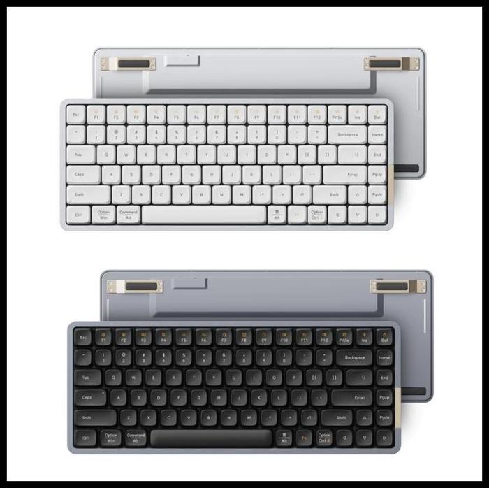 Gambar High Quality Lofree Flow Low-Profile Keyboard Kailh Full Pom Switch & Gasket Mount - 84 Keys, Black Phantom dari Gigih Berjuang undefined Tokopedia