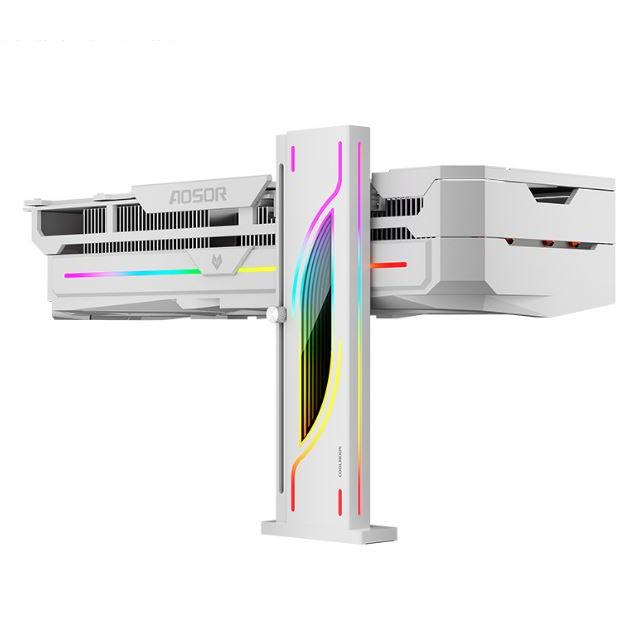 Gambar COOLMOON GPU Holder GH6 INFINITY LENSE ARGB SYNC - Putih dari Daftar Harga Komputer undefined Tokopedia