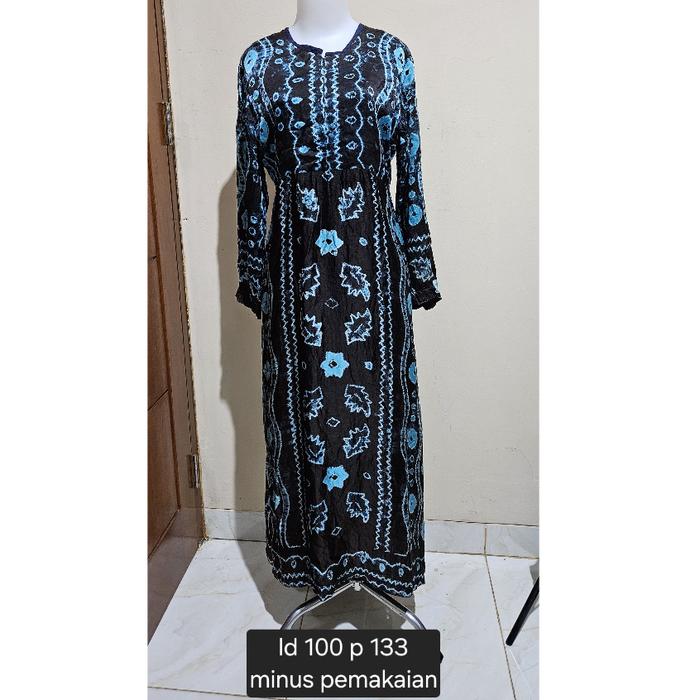 Gambar Preloved thrift long dress / midi dress - gamis dari Nion Thrift Store undefined Tokopedia